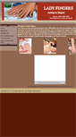 Mobile Screenshot of ladyfingernails.com